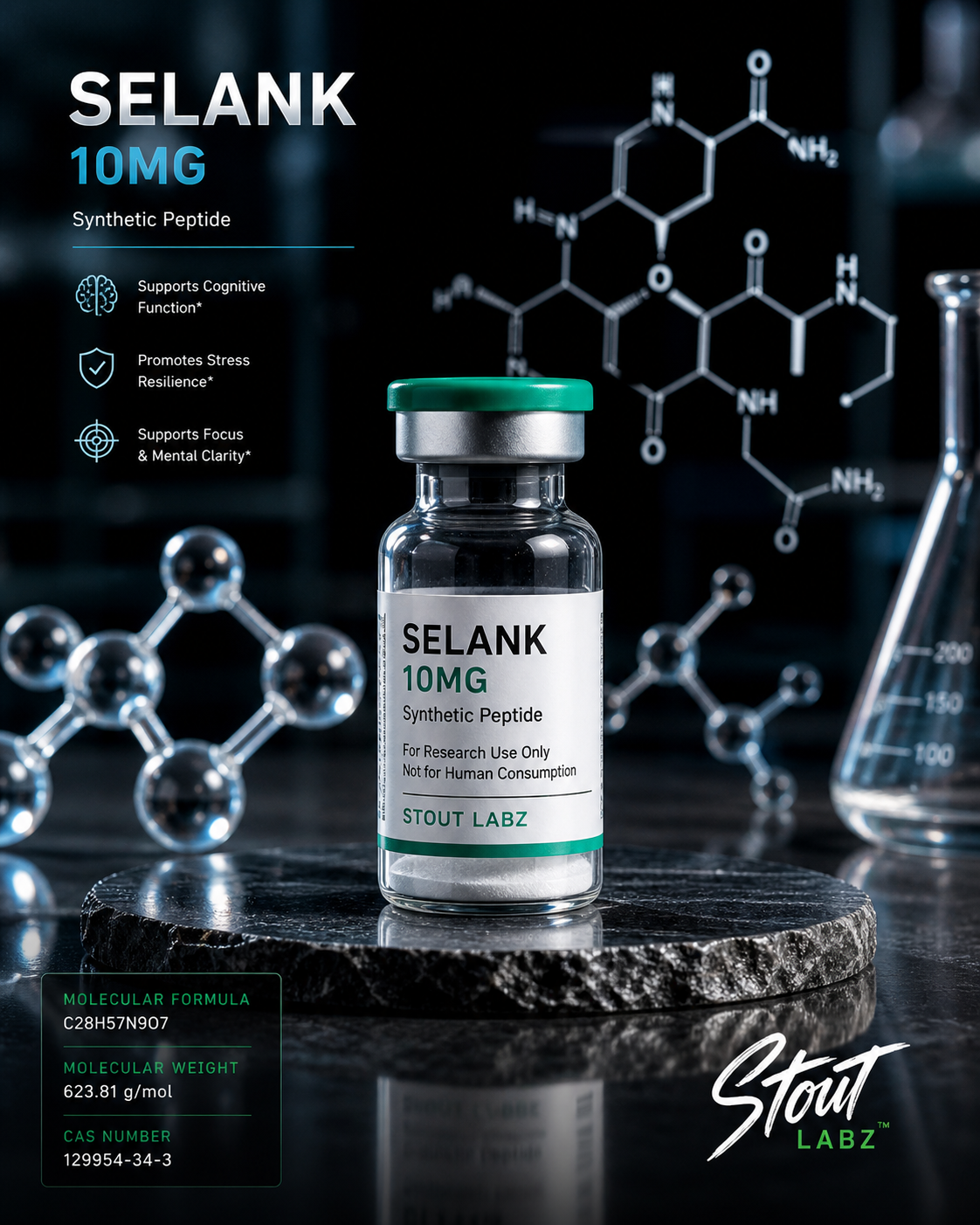 Selank 10mg DIY Nasal Spray Kit